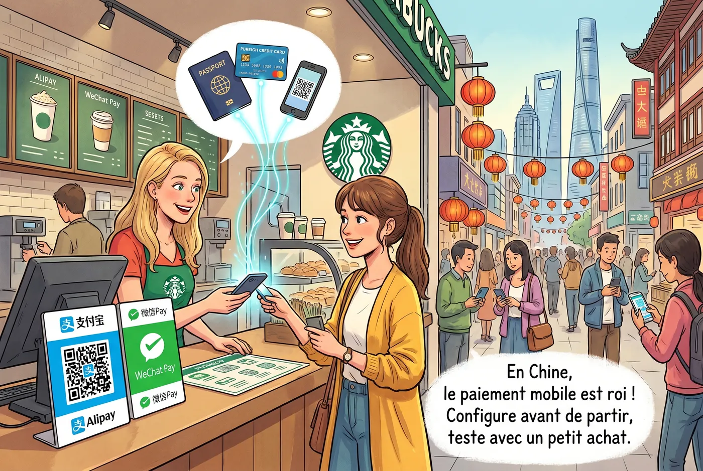 Paiement mobile en Chine via QR code